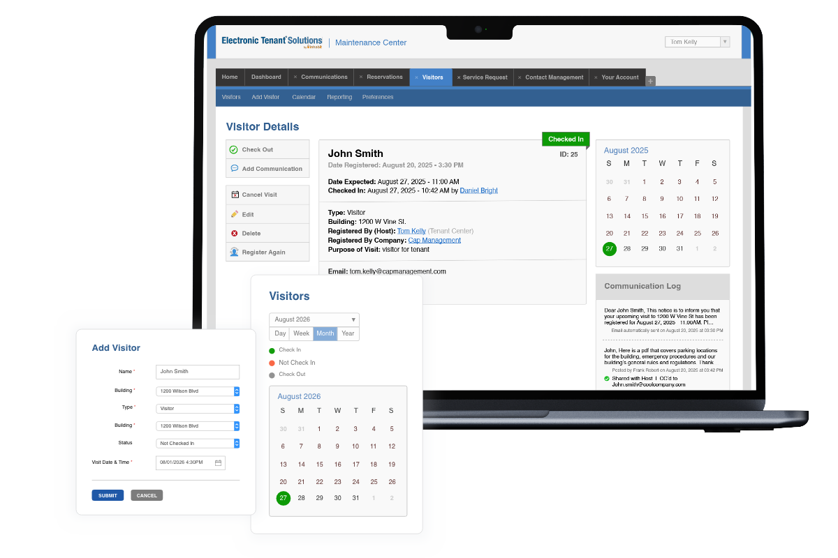 Electronic Tenant Visitor Management preview